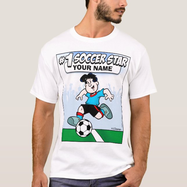 Camiseta Estrela de futebol (Frente)