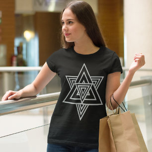 Camiseta Estrela de Linha Cruzada
