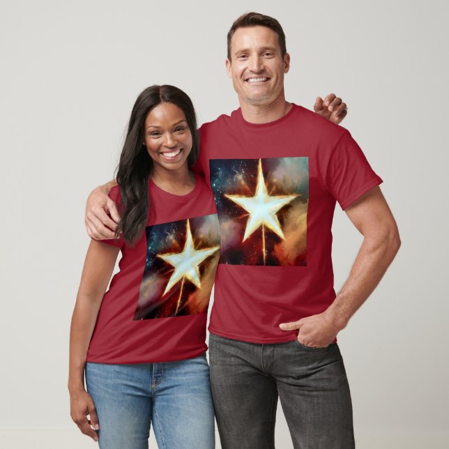 Camiseta Estrela de Natal 1 (Unissex)