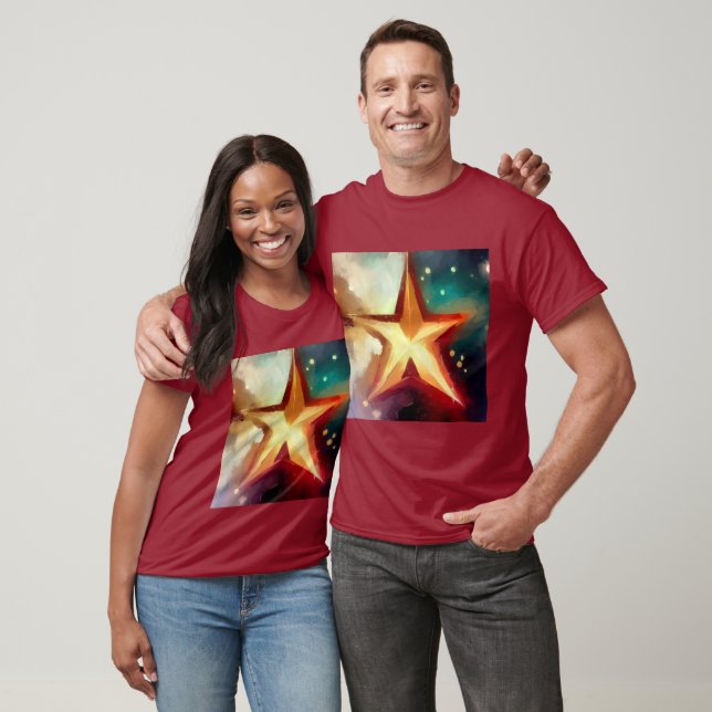 Camiseta Estrela de Natal 3 (Unissex)