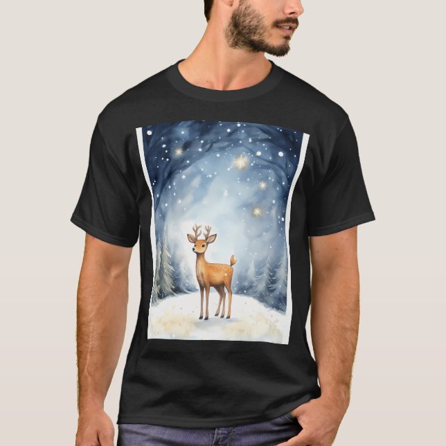 Camiseta Estrela de Natal Joy (Frente)