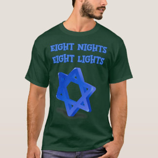 Camiseta Estrela De Oito Noites De Oito Luzes De David Hanu