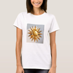 Camiseta Estrela de ouro erguida e brilhante