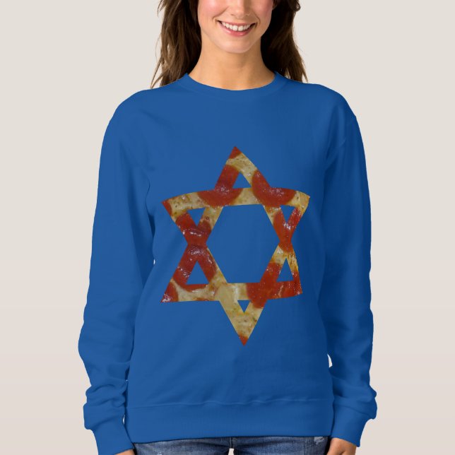 Camiseta estrela de pizza de david (Frente)