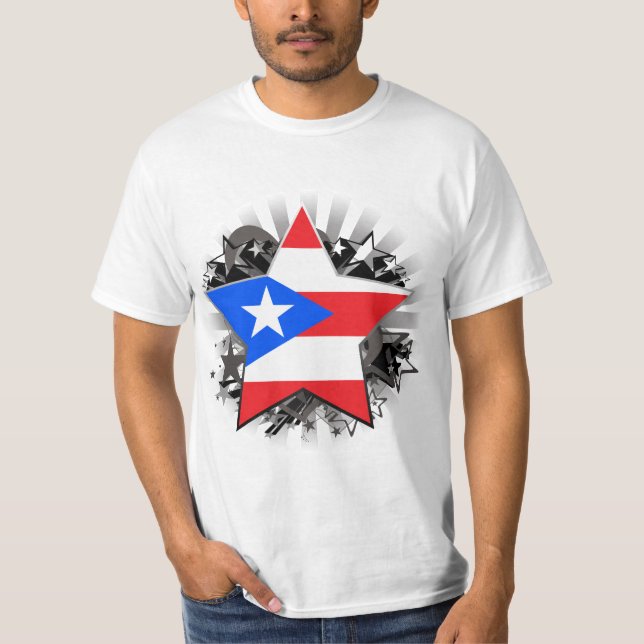 Camiseta Estrela de Puerto Rico (Frente)