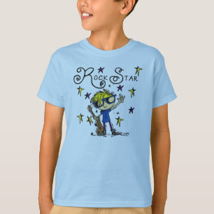 Camiseta Estrela de Rock Loura