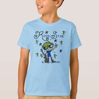 Camiseta Estrela de Rock Loura