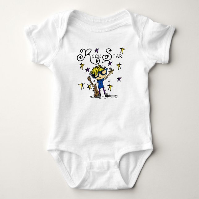 Camiseta Estrela de Rock Loura (Frente)
