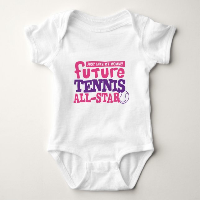 Camiseta Estrela de Tênis para Todos Futuros - Rapariga (Frente)