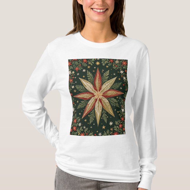 Camiseta Estrela de Wonder Floral (Frente)