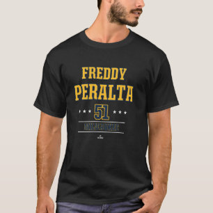 Camiseta Estrela do Beisebol Freddy Peralta Milwaukee MLBPA