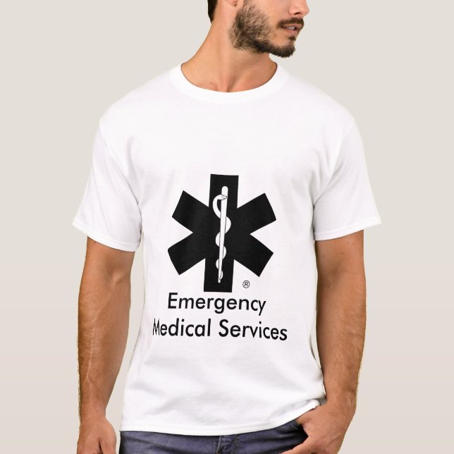 Camiseta Estrela do EMS do T da vida - cómico (Frente)