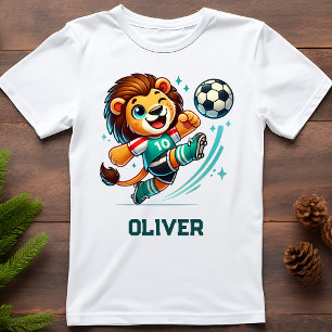 Camiseta Estrela do Futebol Leão Fofo