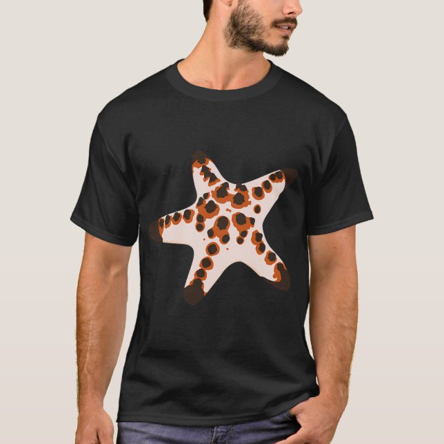 Camiseta Estrela-do-mar Chocolate Chip - Protoreaster nodos (Frente)