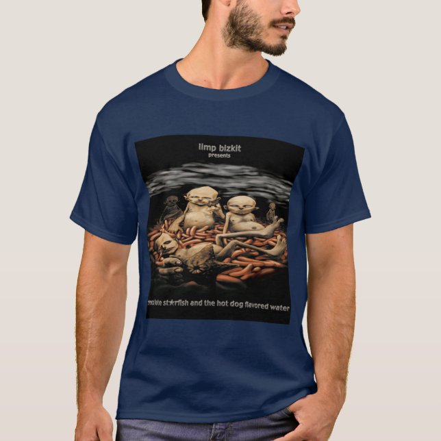 Camiseta Estrela-do-mar de chocolate e água com sabor de ca (Frente)