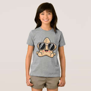 Camiseta Estrela-do-mar Descolada com Óculos de Sol Vibraçõ