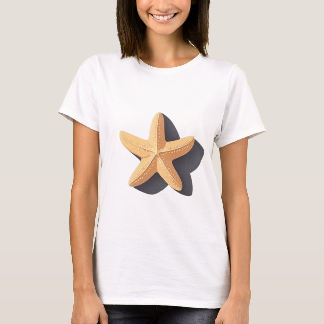 Camiseta Estrela-do-mar e sua Sombra (Frente)
