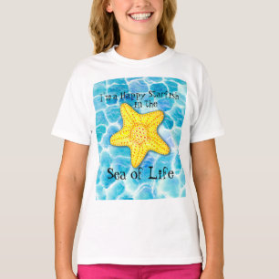 Camiseta Estrela do mar no oceano "mar da vida "