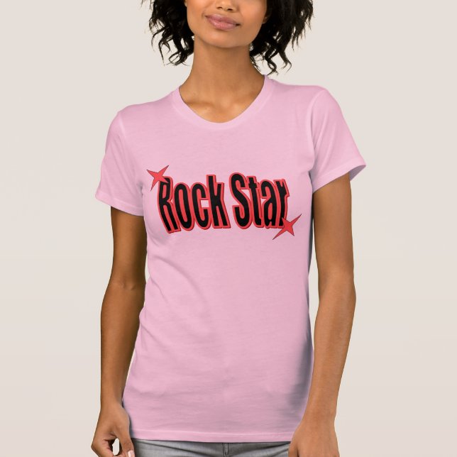 Camiseta Estrela do rock (Frente)