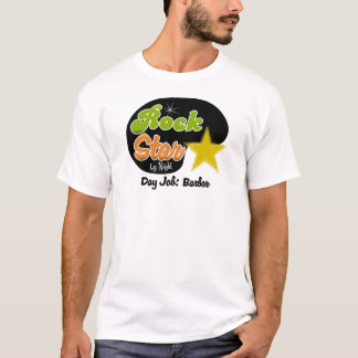 Camiseta Estrela do rock em a noite - barbeiro do trabalho