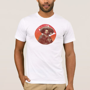 Camiseta Estrela do vermelho do vintage de Pancho Villa
