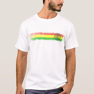 Camiseta Estrela e cruz da reggae de Rasta