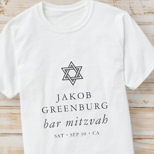 Camiseta Estrela Elegante Moderna Simples do Bar David Mitz