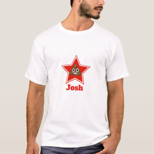 Camiseta Estrela Emoji Poo Personnalised