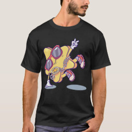 Camiseta Estrela engraçada da dança de rua Dançarino de bre