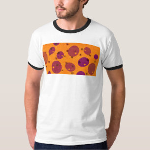 Camiseta Estrela Feliz de Chanucá de SlipperyJoe de David m