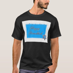 Camiseta estrela feliz de hanukkah