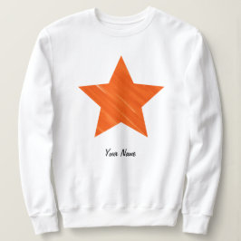 Camiseta Estrela Laranja Mínima Legal Anestésica Personaliz