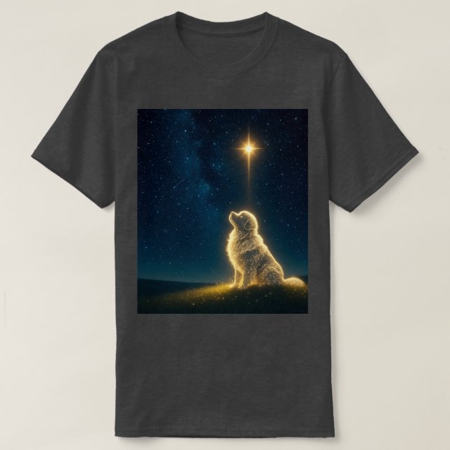 Camiseta Estrela luminosa Terra Nova (Frente do Design)