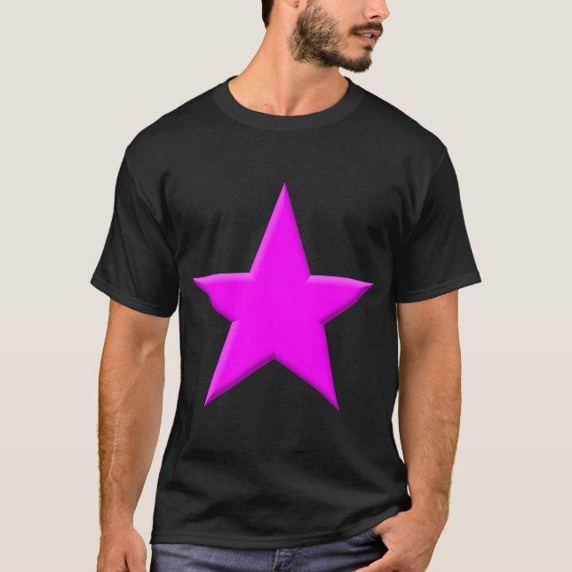 Camiseta Estrela - Magenta (Frente)