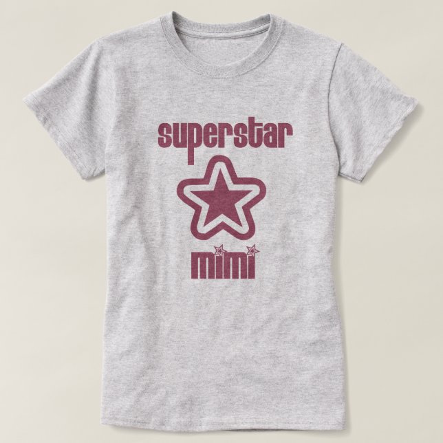 Camiseta Estrela mundial Mimi (Frente do Design)
