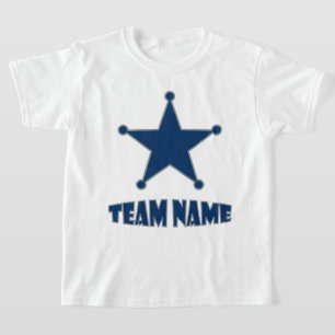 Camiseta Estrela Personalizada de Crianças Personalizadas P