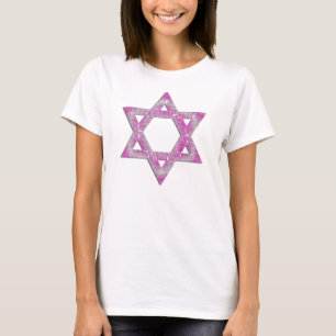 Camiseta Estrela roxa esculpida de David Design