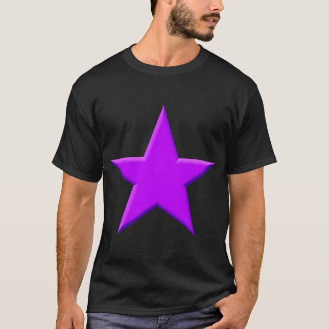 Camiseta Estrela - Roxo (Frente)