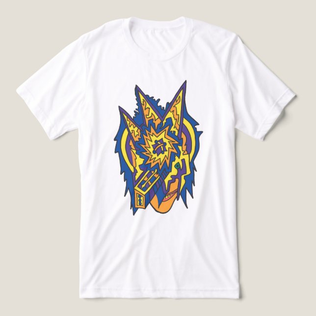 Camiseta Estrela Sônica (Design frontal)