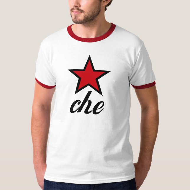 Camiseta Estrela vermelha Che Guevara! (Frente)