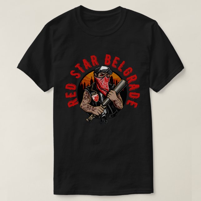 Camiseta Estrela Vermelha de Belgrado  (Frente do Design)