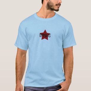 Camiseta Estrela vermelha no T azul dos SS - restaure a