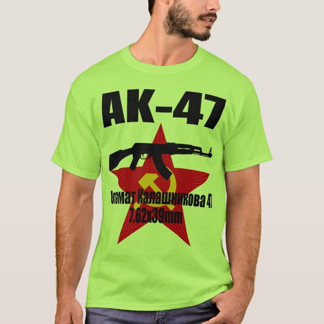 Camiseta Estrela vermelha Z de AK47 (Frente)