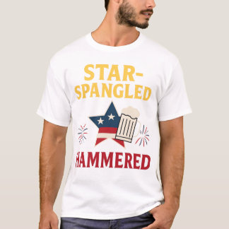 Camiseta Estrelada e Martelada