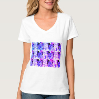 Camiseta Estrelas bonitas Natal festivo elegante