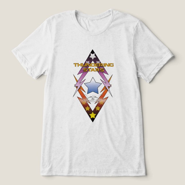 Camiseta Estrelas Branqueadoras (Design frontal)