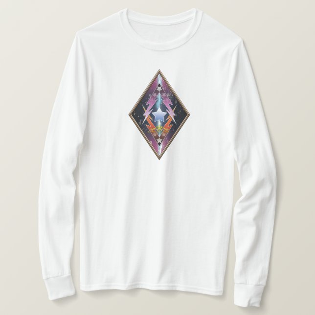 Camiseta Estrelas Branqueadoras (Frente do Design)