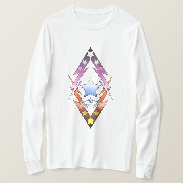 Camiseta Estrelas Branqueadoras (Frente do Design)