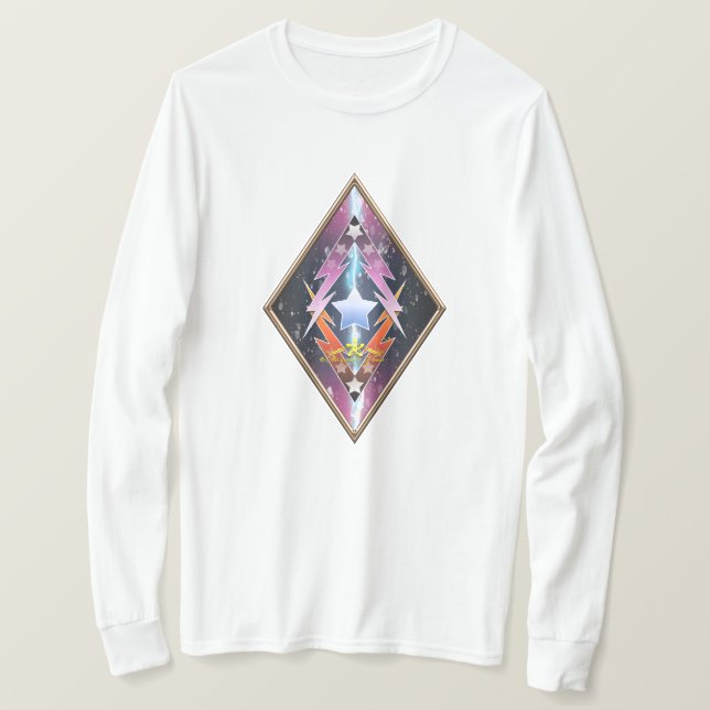 Camiseta Estrelas Branqueadoras (Frente do Design)