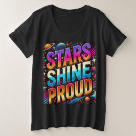 Camiseta Estrelas Brilham